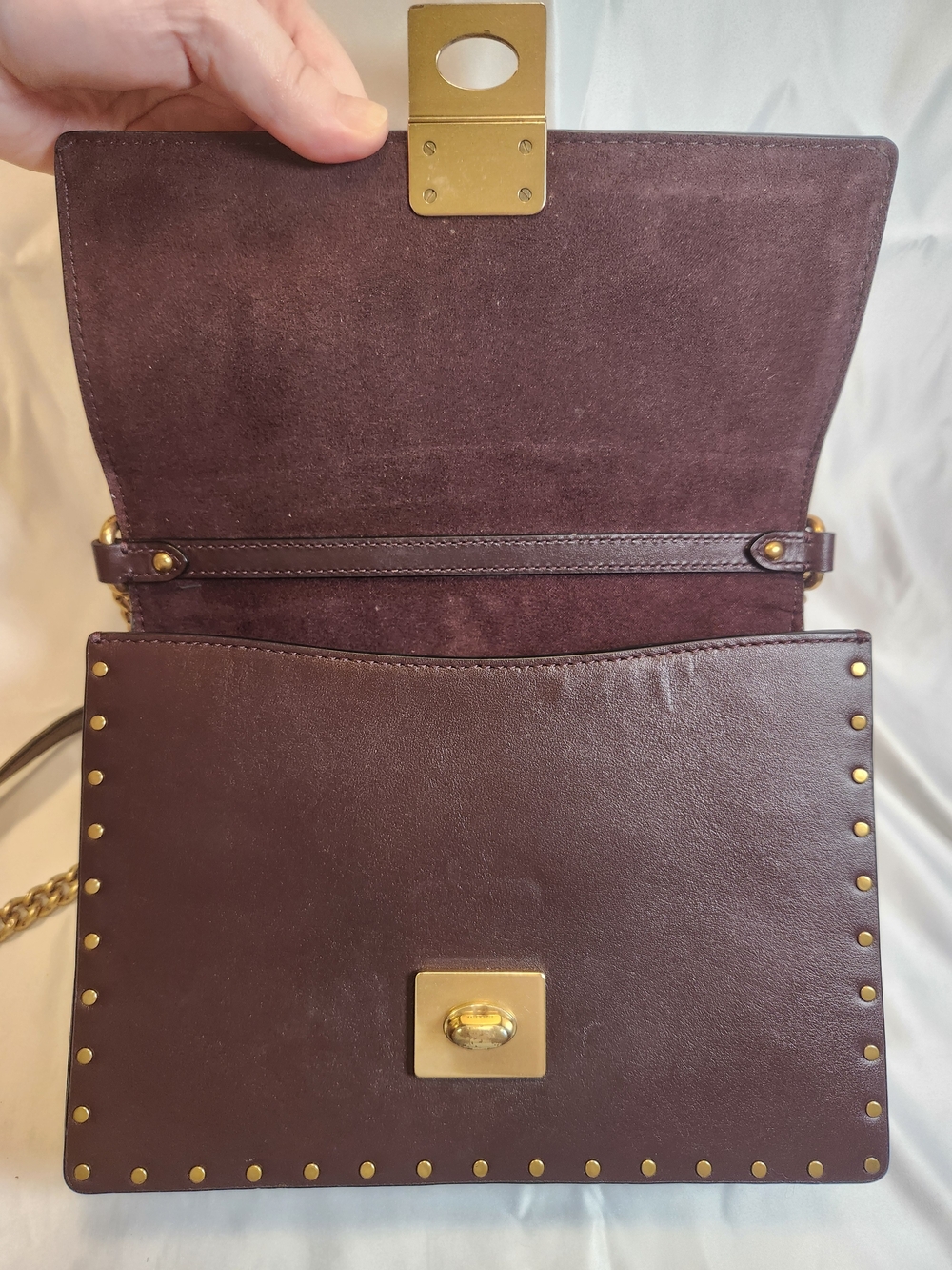 Coach x Jennifer Lopez Hutton Shoulder Bag in Colorblock with Genuine Snakeskin - Picture 9 of 11